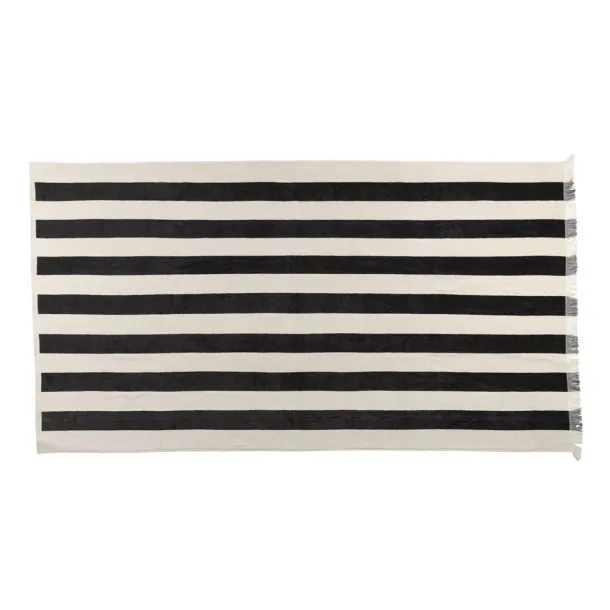  Ukiyo Yukari AWARE™ XL deluxe beach towel 100x180cm - Ukiyo anthracite 