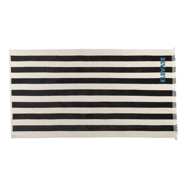  Ukiyo Yukari AWARE™ XL deluxe beach towel 100x180cm - Ukiyo anthracite 