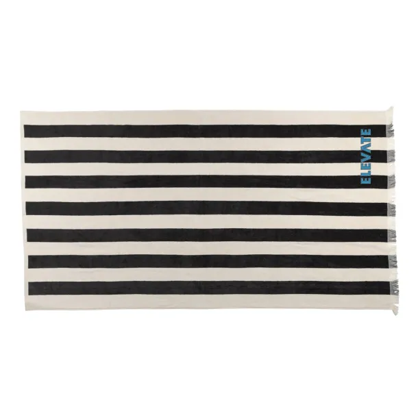  Ukiyo Yukari AWARE™ XL deluxe beach towel 100x180cm - Ukiyo anthracite 