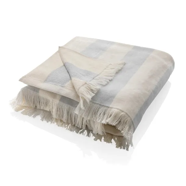  Ukiyo Yukari AWARE™ XL deluxe ručnik za plažu, 100x180 cm - 500 g/m2 - Ukiyo Siva 