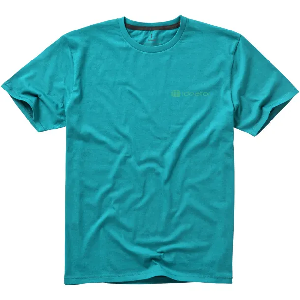 Nanaimo short sleeve men's t-shirt - Elevate Life Aqua