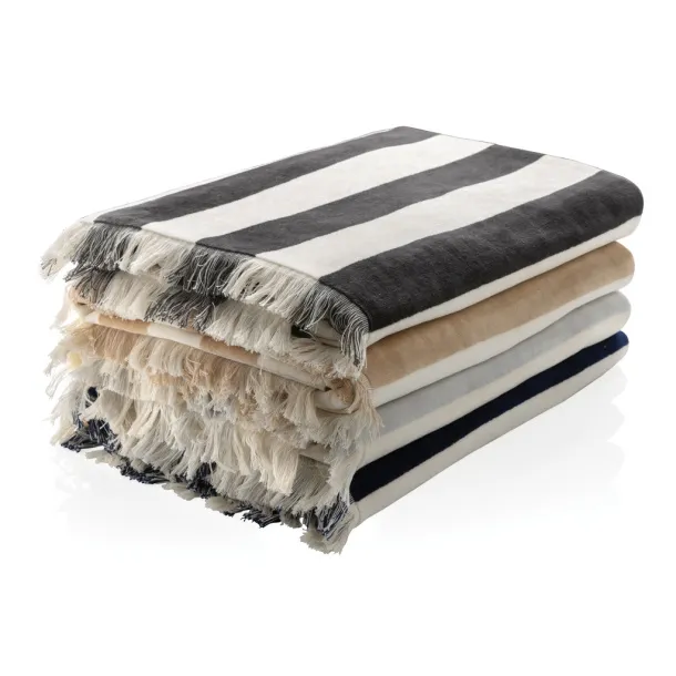  Ukiyo Yukari AWARE™ XL deluxe beach towel 100x180cm - Ukiyo Siva 