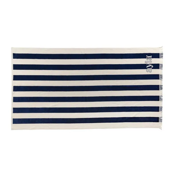  Ukiyo Yukari AWARE™ XL deluxe ručnik za plažu, 100x180 cm - 500 g/m2 - Ukiyo navy