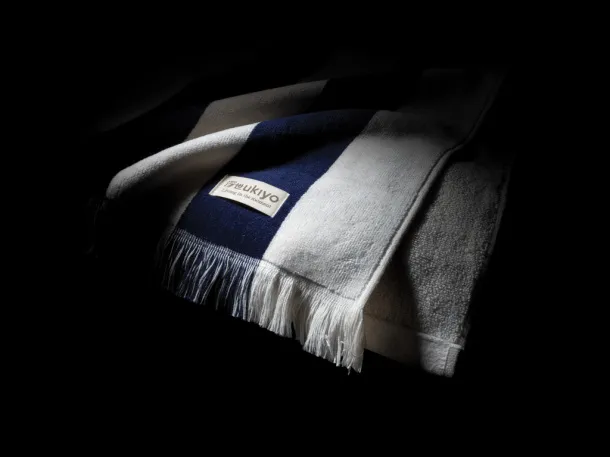  Ukiyo Yukari AWARE™ XL deluxe ručnik za plažu, 100x180 cm - 500 g/m2 - Ukiyo navy