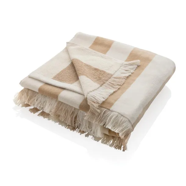  Ukiyo Yukari AWARE™ XL deluxe ručnik za plažu, 100x180 cm - 500 g/m2 - Ukiyo brown