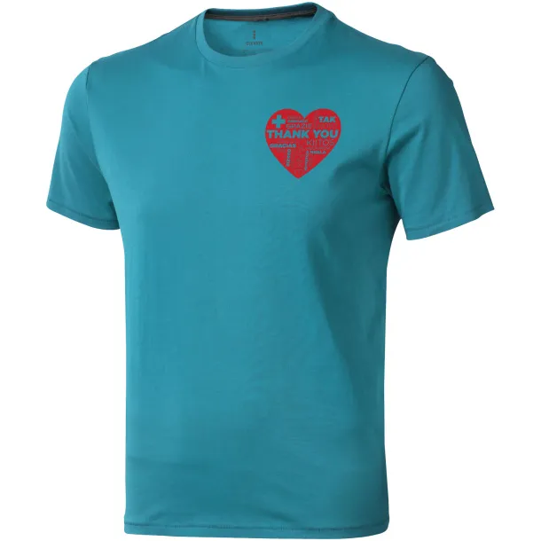 Nanaimo short sleeve men's t-shirt - Elevate Life Aqua