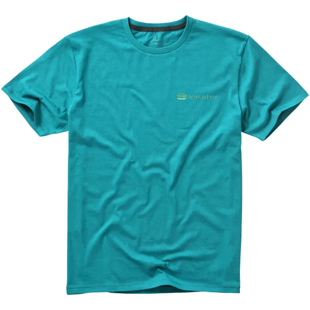 Nanaimo short sleeve men's t-shirt - Elevate Life Aqua