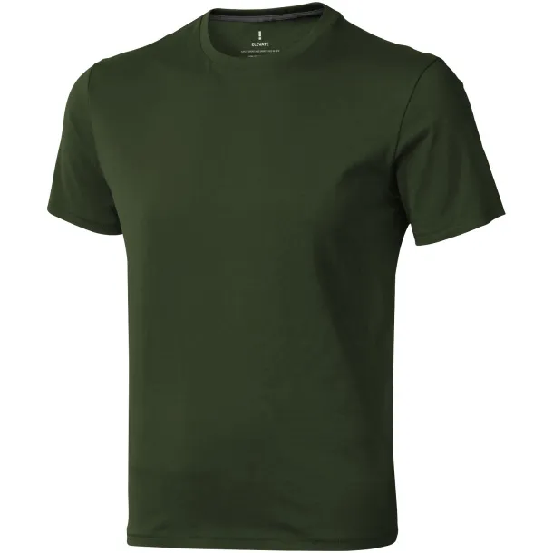 Nanaimo short sleeve men's t-shirt - Elevate Life Army green