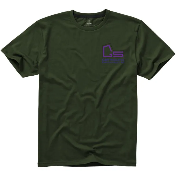 Nanaimo short sleeve men's t-shirt - Elevate Life Army green