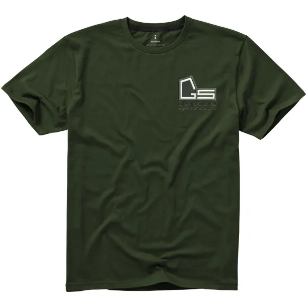 Nanaimo short sleeve men's t-shirt - Elevate Life Army green