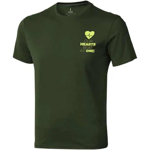 Nanaimo short sleeve men's t-shirt - Elevate Life Army green