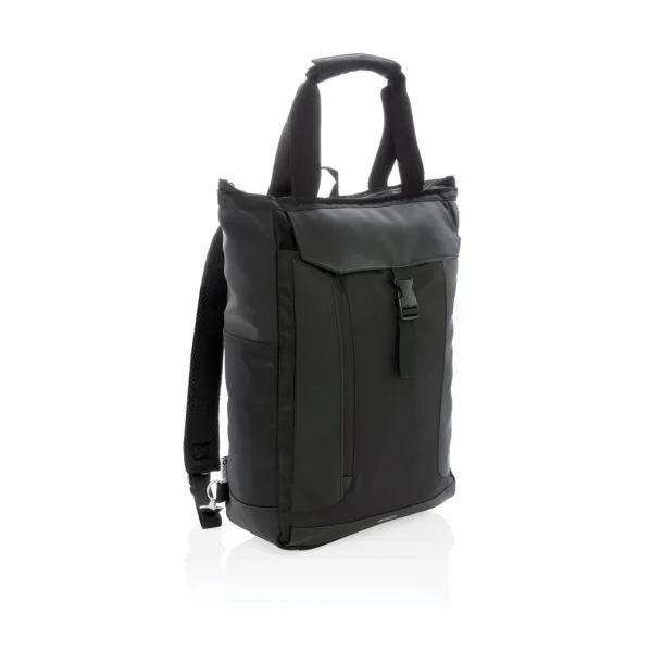  Swiss Peak RFID 15.6" laptop totepack PVC free - Swiss Peak Black