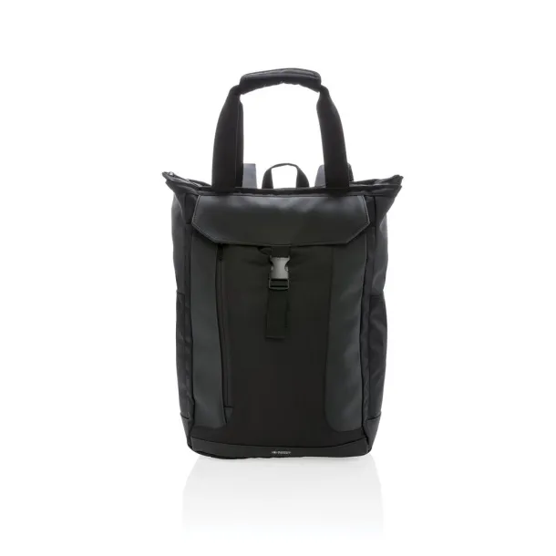  Swiss Peak ruksak/torba za 15.6" prijenosno računalo s RFID-om - Swiss Peak Crna