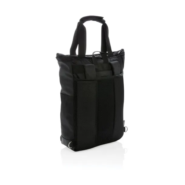  Swiss Peak RFID 15.6" laptop totepack PVC free - Swiss Peak Black