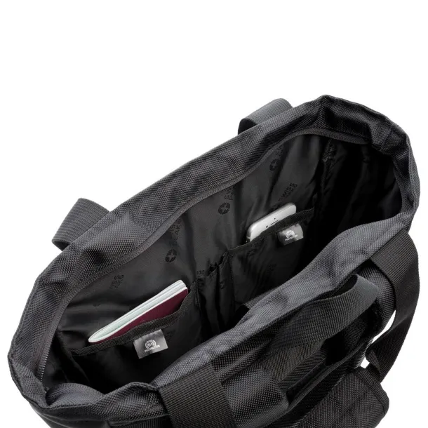  Swiss Peak RFID 15.6" laptop totepack PVC free - Swiss Peak Black
