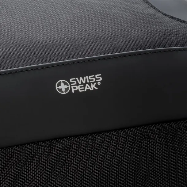  Swiss Peak ruksak/torba za 15.6" prijenosno računalo s RFID-om - Swiss Peak Crna