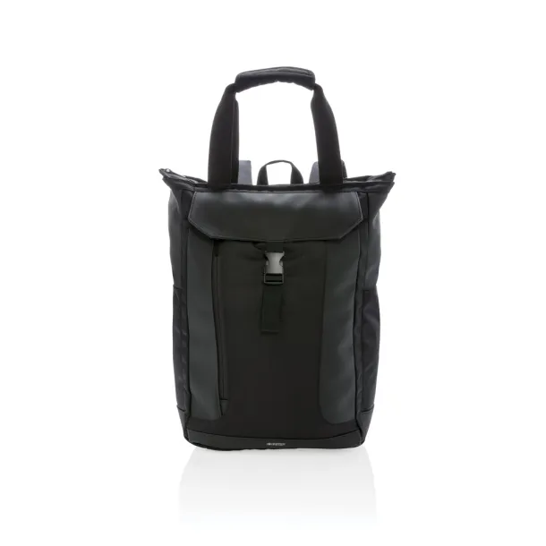  Swiss Peak ruksak/torba za 15.6" prijenosno računalo s RFID-om - Swiss Peak Crna