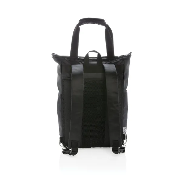  Swiss Peak ruksak/torba za 15.6" prijenosno računalo s RFID-om - Swiss Peak Crna