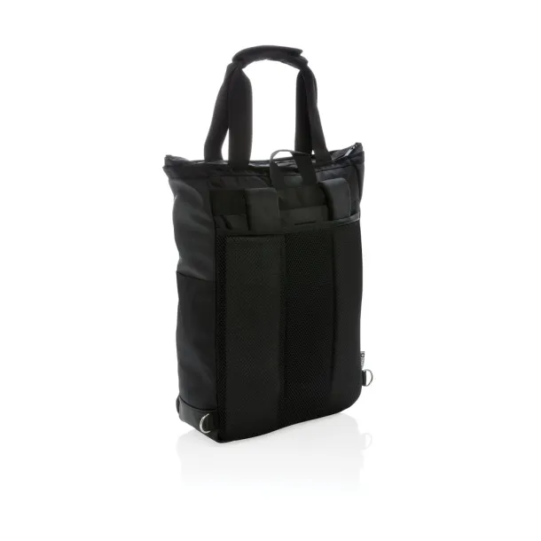  Swiss Peak ruksak/torba za 15.6" prijenosno računalo s RFID-om - Swiss Peak Crna