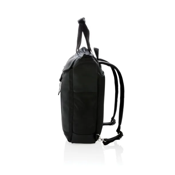  Swiss Peak RFID 15.6" laptop totepack PVC free - Swiss Peak Black