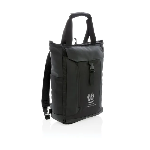  Swiss Peak RFID 15.6" laptop totepack PVC free - Swiss Peak Black