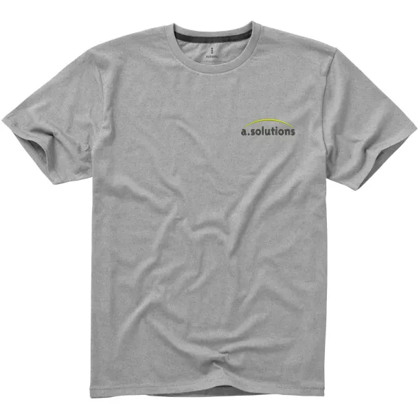 Nanaimo short sleeve men's t-shirt - Elevate Life Grey Melange