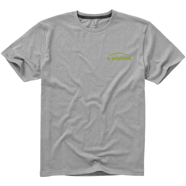 Nanaimo short sleeve men's t-shirt - Elevate Life Grey Melange