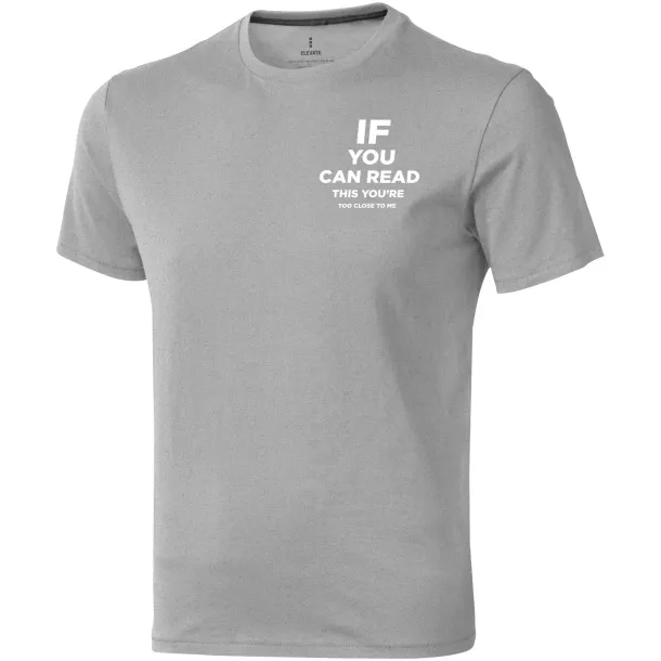 Nanaimo muška majica kratkih rukava, 160 g/m² - Elevate Life Siva
