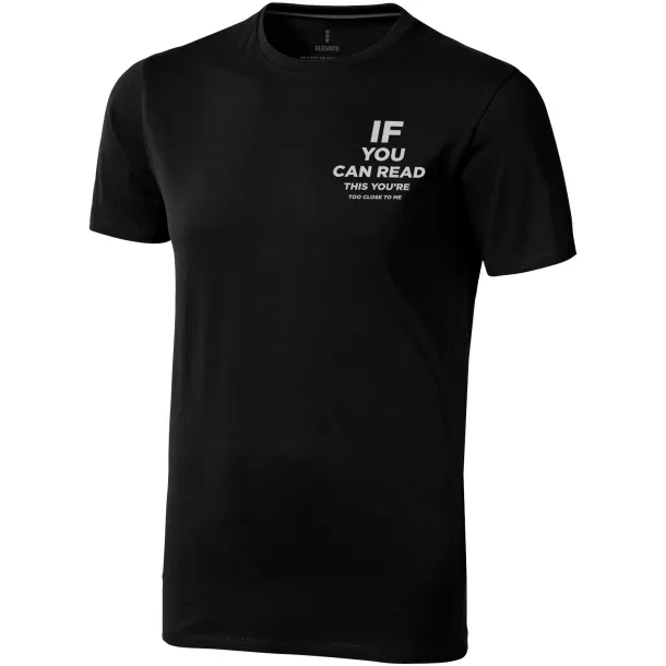 Nanaimo short sleeve men's t-shirt - Elevate Life Crna