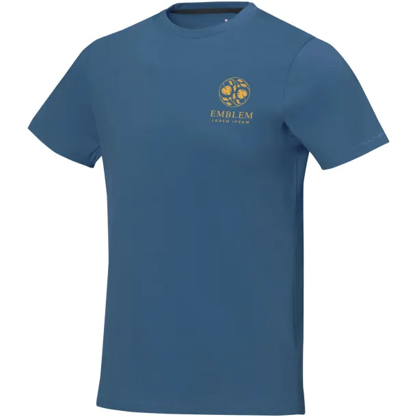 Nanaimo short sleeve men's t-shirt - Elevate Life Tech blue