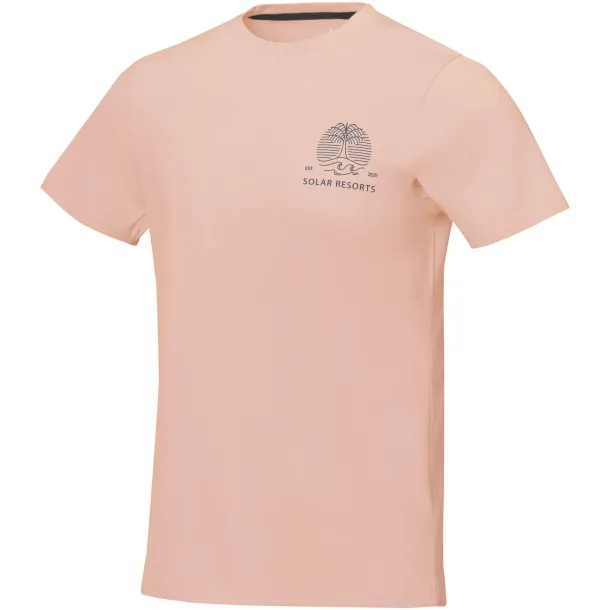 Nanaimo short sleeve men's t-shirt - Elevate Life Pale blush pink