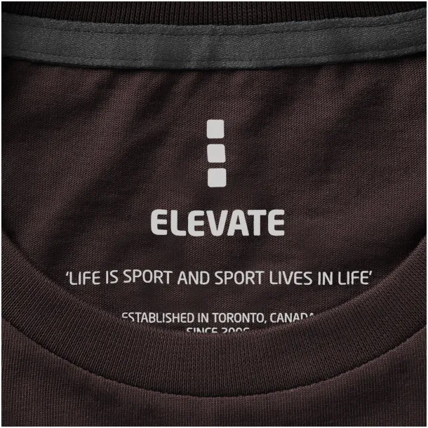 Nanaimo short sleeve men's t-shirt - Elevate Life Chocolate brown