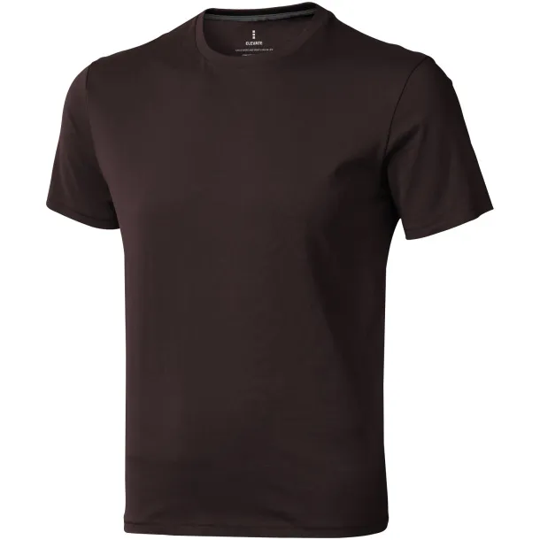 Nanaimo short sleeve men's t-shirt - Elevate Life Chocolate brown