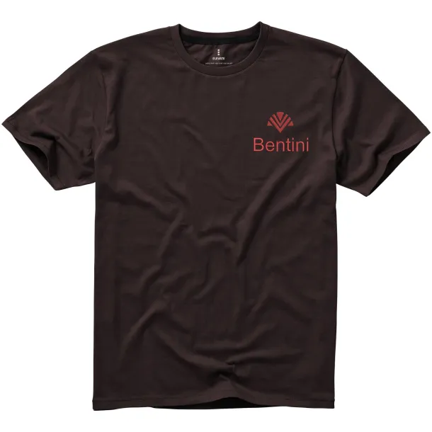 Nanaimo short sleeve men's t-shirt - Elevate Life Chocolate brown