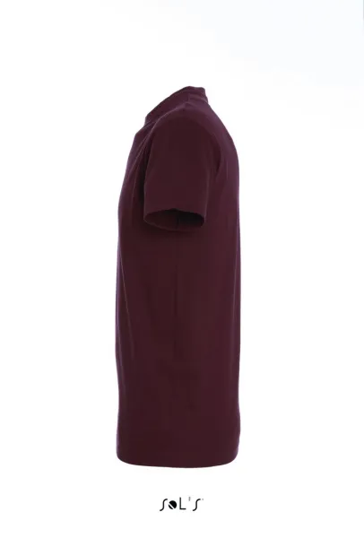  SOL'S IMPERIAL - muška kratka majica s okruglim ovratnikom, 190 g/m2 - SOL'S burgundac