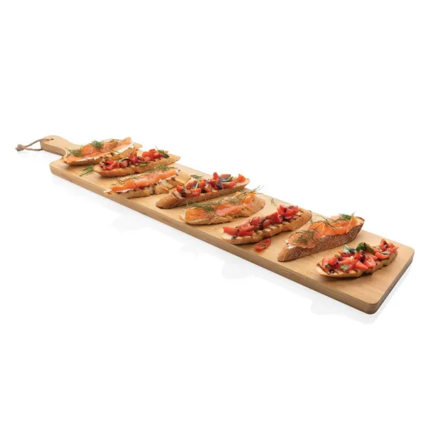  Ukiyo bamboo large serving board - Ukiyo Brown 