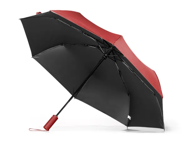 ALLEGRO Foldable windproof umbrella with auto open/close function - CASTELLI Red