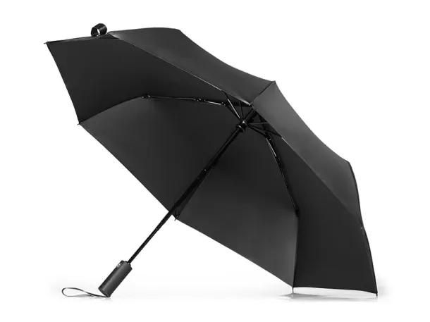 ALLEGRO Foldable windproof umbrella with auto open/close function - CASTELLI Black