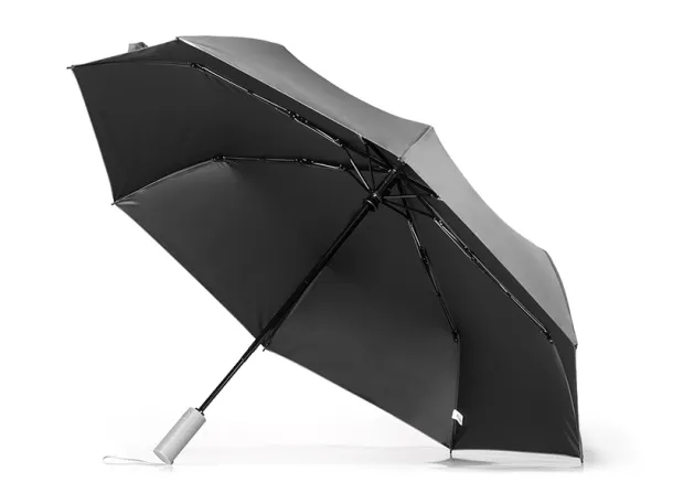 ALLEGRO Foldable windproof umbrella with auto open/close function - CASTELLI Gray