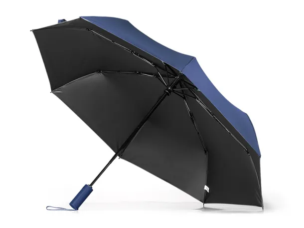 ALLEGRO Foldable windproof umbrella with auto open/close function - CASTELLI Blue