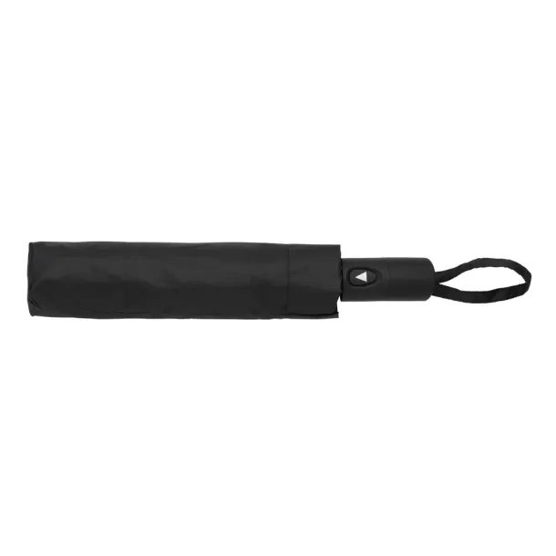  21" Impact AWARE™ RPET 190T mini auto open umbrella - XD Collection Black 