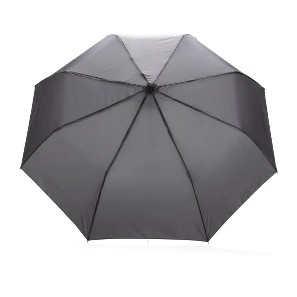  21" Impact AWARE™ RPET 190T mini auto open umbrella - XD Collection Anthracite 