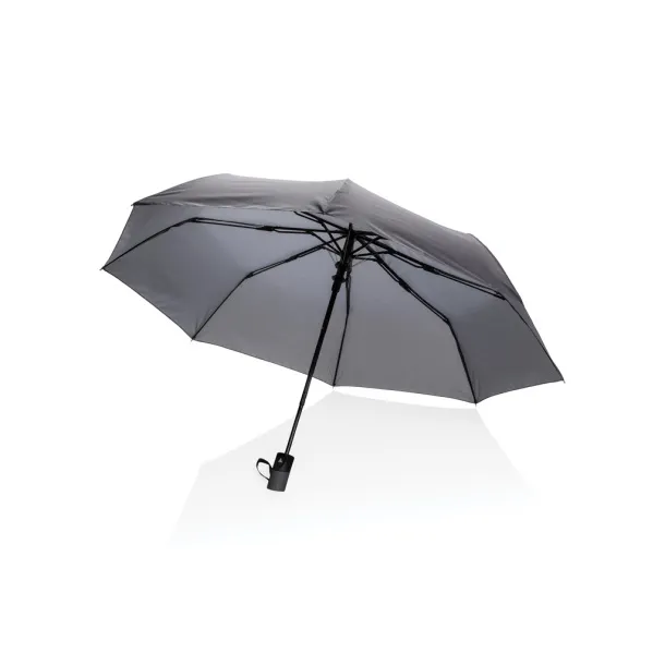  21" Impact AWARE™ RPET 190T mini auto open umbrella - XD Collection Anthracite 