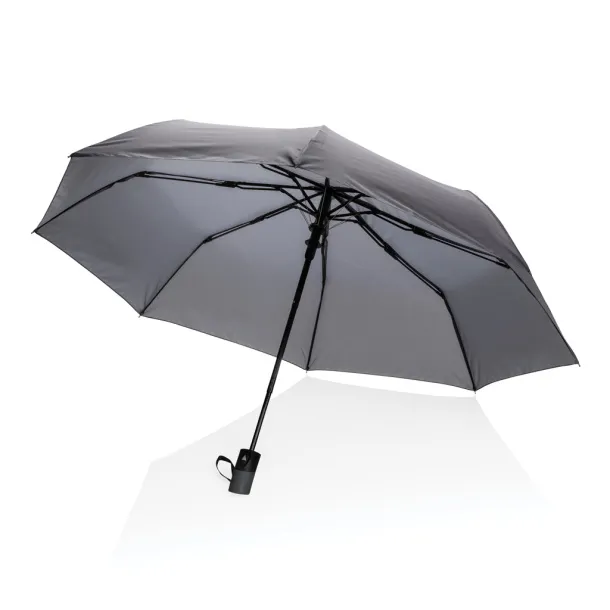  21" Impact AWARE™ RPET 190T mini auto open umbrella - XD Collection Anthracite 