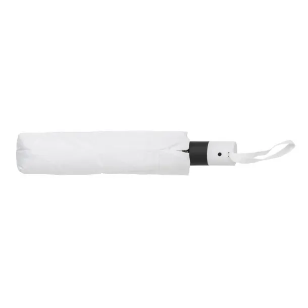  21" Impact AWARE™ RPET 190T mini auto open umbrella - XD Collection White 