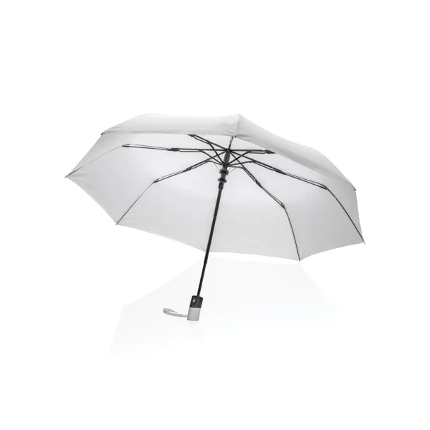  21" Impact AWARE™ RPET 190T mini auto open umbrella - XD Collection White 