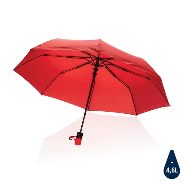  21" Impact AWARE™ RPET 190T mini auto open umbrella - XD Collection Crvena 