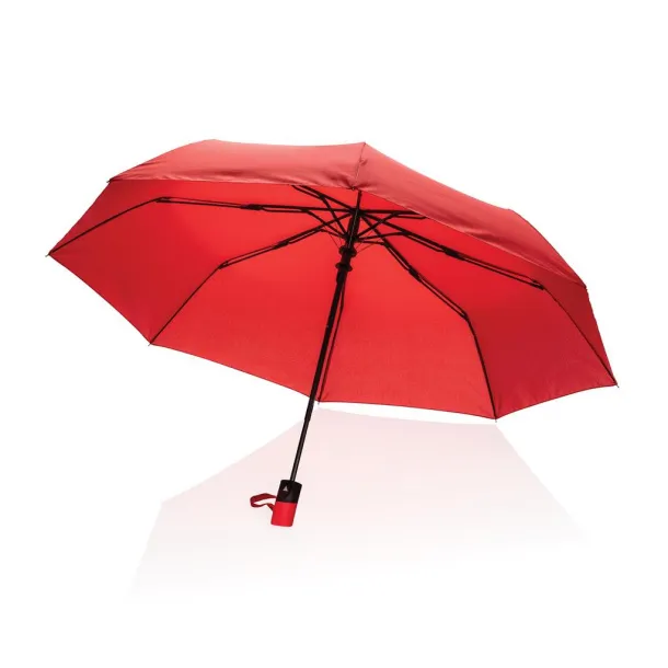  21" Impact AWARE™ RPET 190T mini auto open umbrella - XD Collection Crvena 