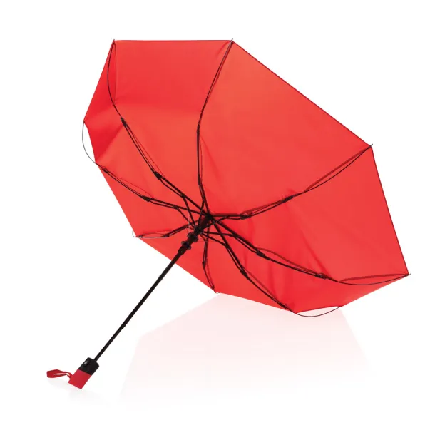  21" Impact AWARE™ RPET 190T mini auto open umbrella - XD Collection Crvena 