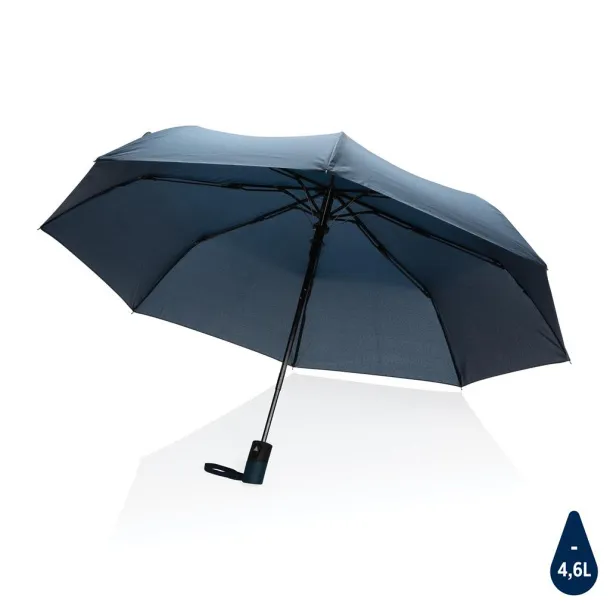  21" Impact AWARE™ RPET 190T mini auto open umbrella - XD Collection Navy Blue 